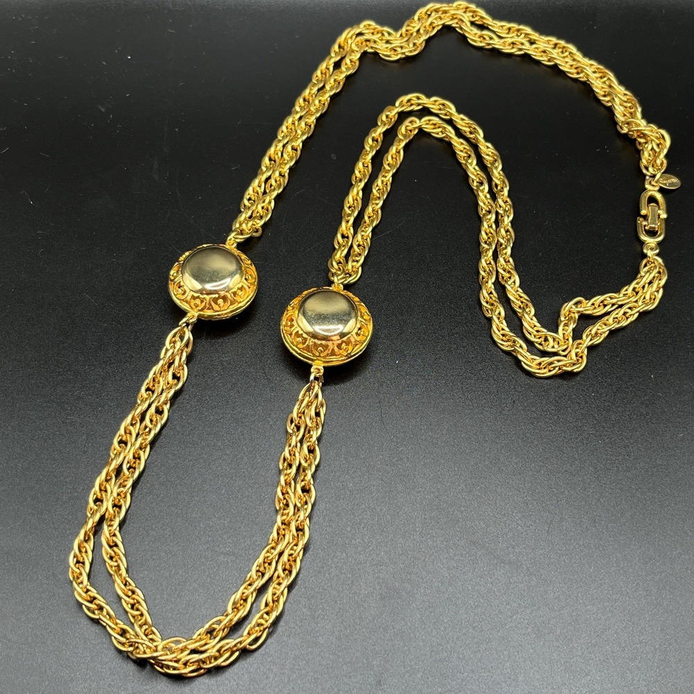 Vintage Chunky Roget TM Signed Thick Rope Chain 28" Necklace | Comes w/ Gift Box